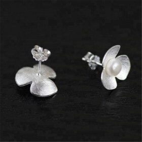 Fashion-Silver-Clover-Flower-Natural-pearl-jewelry (3)